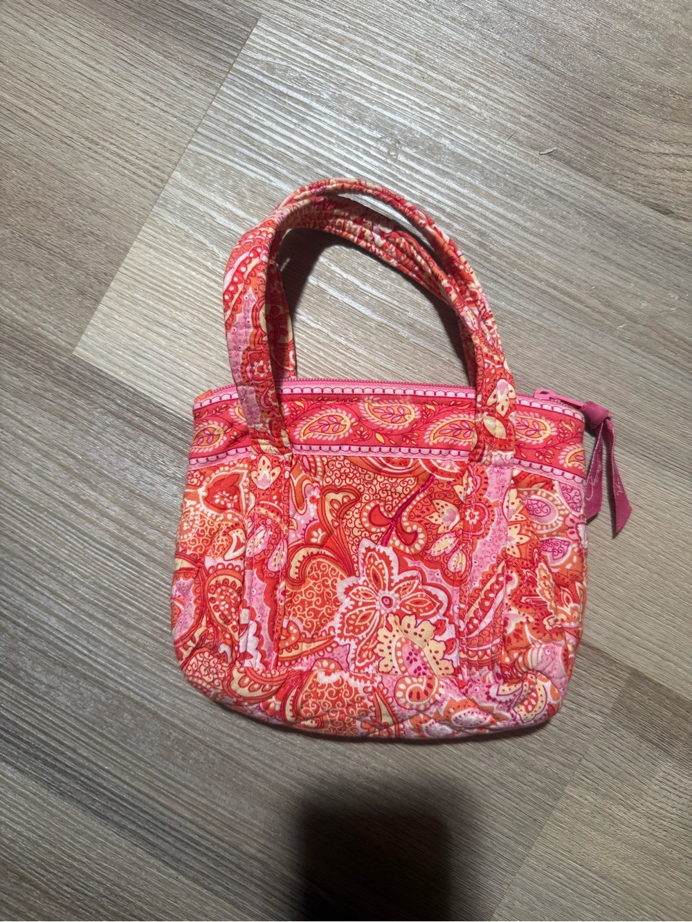 Mini Y2K Quilted Pink Paisley Mini Bag